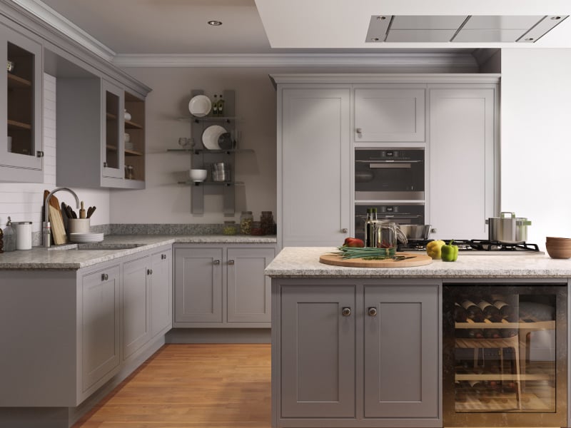 Gainsboro Modular Island Kitchen